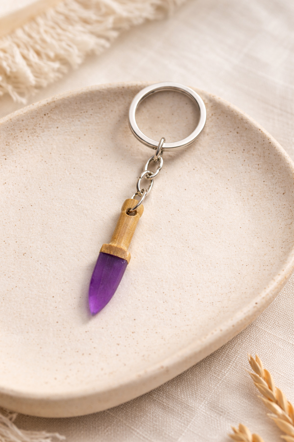 CELESTIAL BLADE BLOOM KEYCHAIN