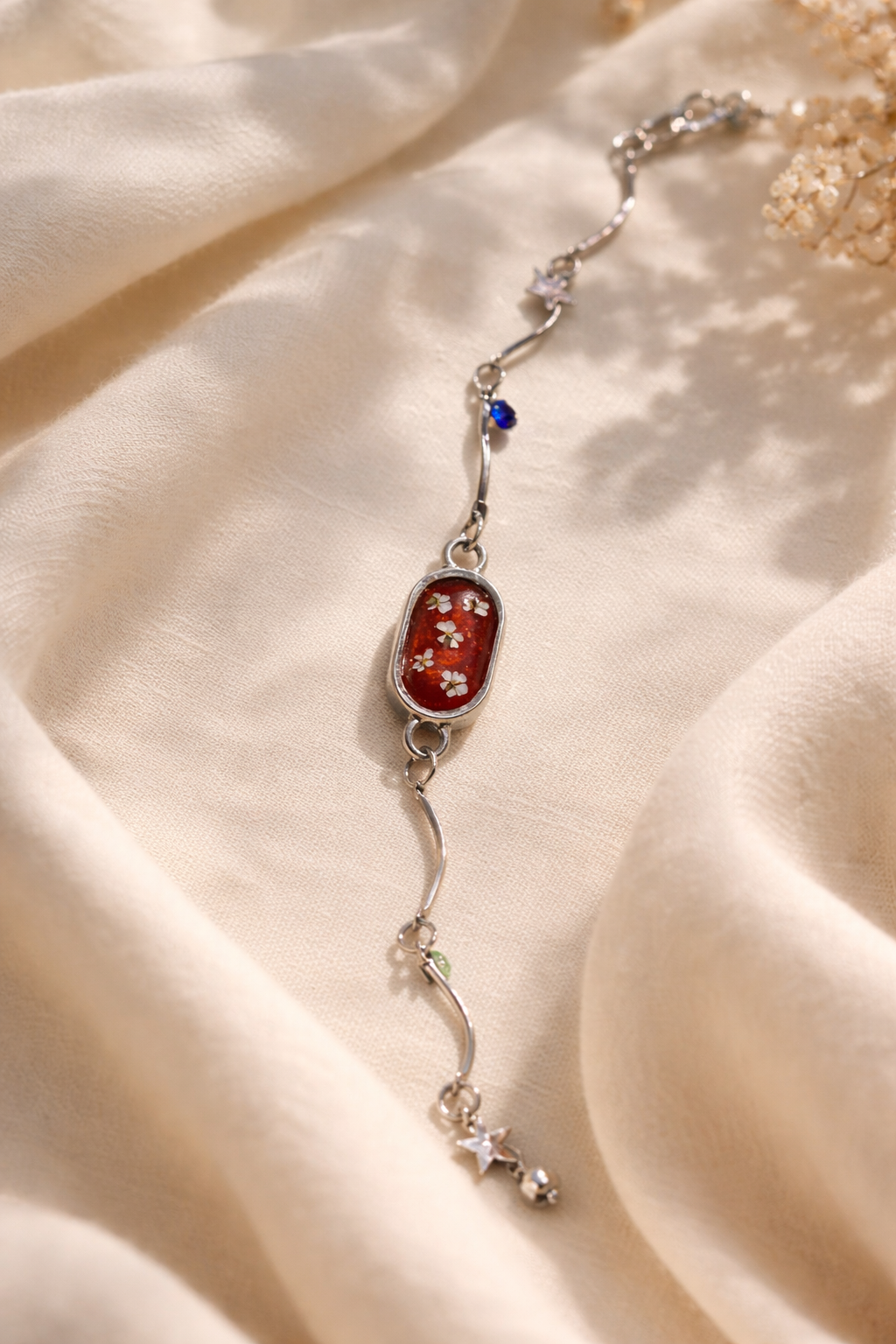 CRIMSON SILVER BRACELET