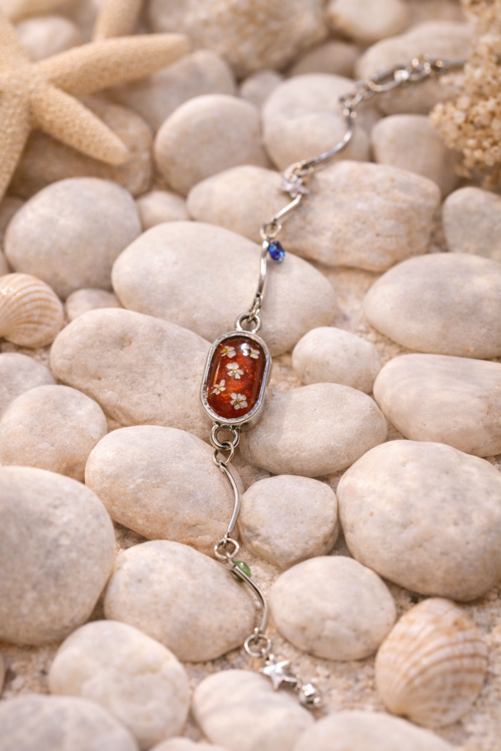 CRIMSON SILVER BRACELET